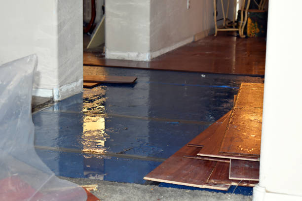 Professional Emergency Water Damage Restoration technician working in Desert Center, CA